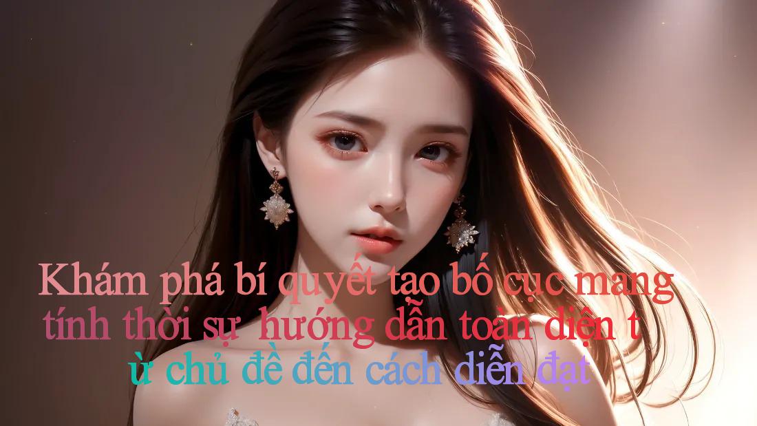 Khám phá bí quyết tạo bố cục mang tính thời sự： hướng dẫn toàn diện từ chủ đề đến cách diễn đạt